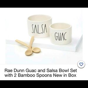 Rae Dunn Guacamole and Salsa Bowl Set